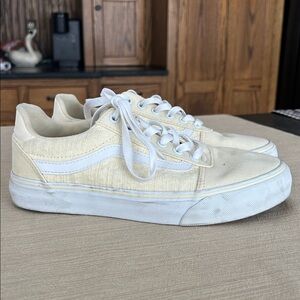 Vans‎ old skool deluxe comfort butter yellow size 8